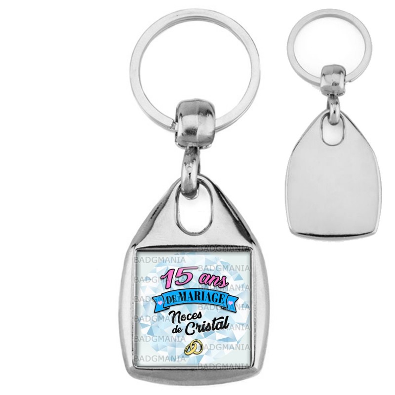 Porte Cles Carre Acier 15 Ans De Mariage Noces De Cristal Anneaux Anniversaire Mariage Porte Cles Carre Acier 15 Ans De Mariage Noces De Cristal Anneaux Anniversaire Mariage